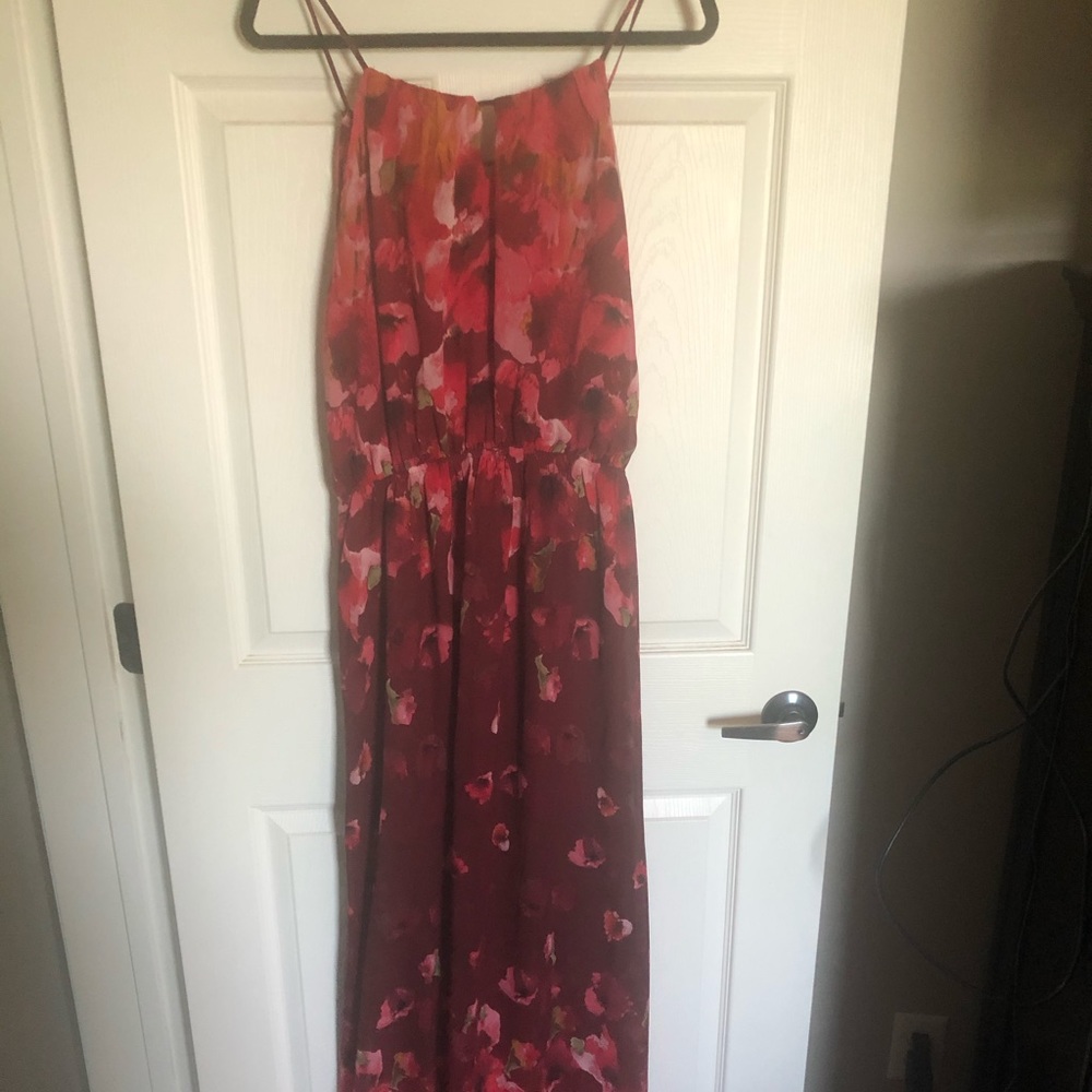 Fate brand red maxi dress